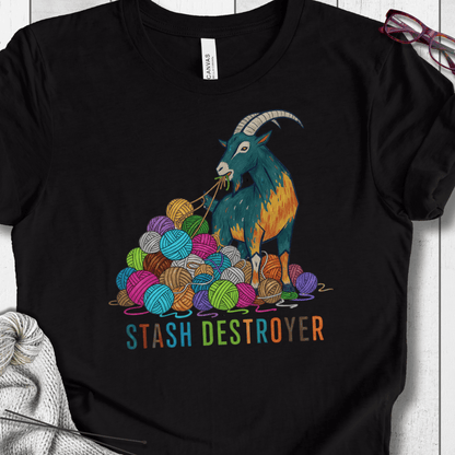 Stash Destroyer T-Shirt Black / S