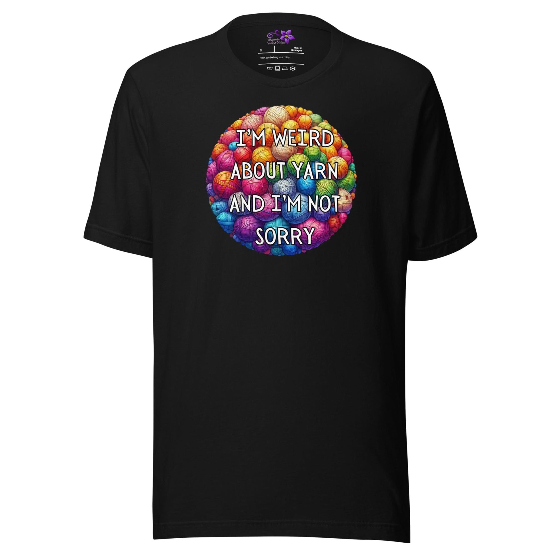 Weird About Yarn T-Shirt Black / S