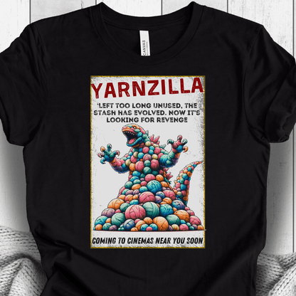 Yarnzilla T-Shirt Black / S