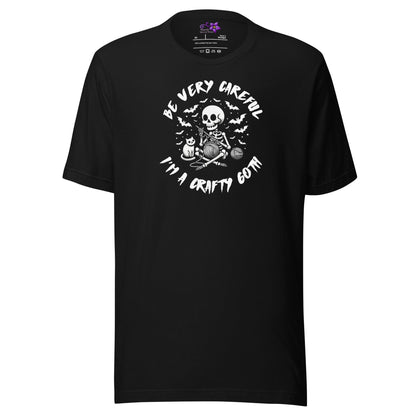 Crafty Goth Crew Neck T-Shirt Black / XS