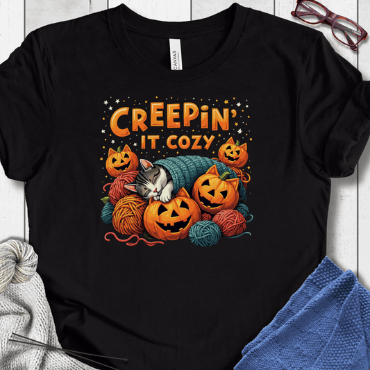 Creepin' it Cozy T-Shirt Black / XS
