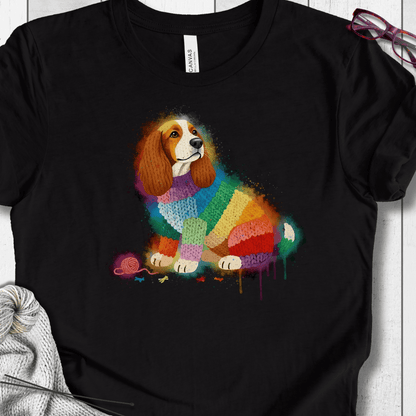 Dog Dye Splash T-Shirt Black / XS