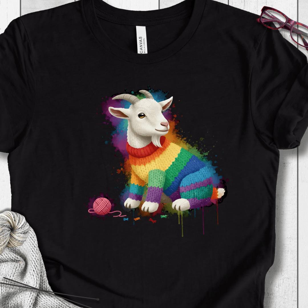 Goat Dye Splash T-Shirt Black / XS