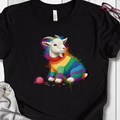 Goat Dye Splash T-Shirt Black / XS