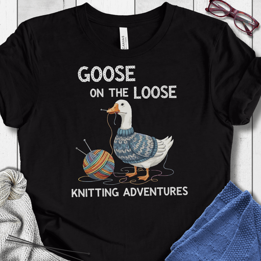 Goose on the Loose T-Shirt Black / XS