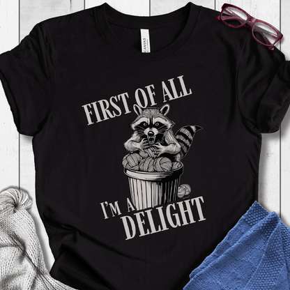 I'm a Delight T-Shirt Black / XS