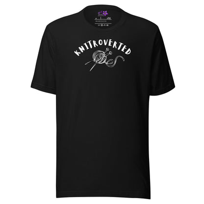Knitroverted Crew Neck T-Shirt Black / XS