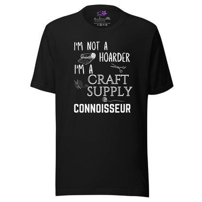 Not A Hoarder Crew Neck T-Shirt Black / XS