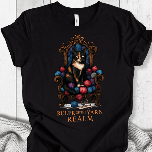Ruler of the Yarn Realm T-Shirt Black / XS