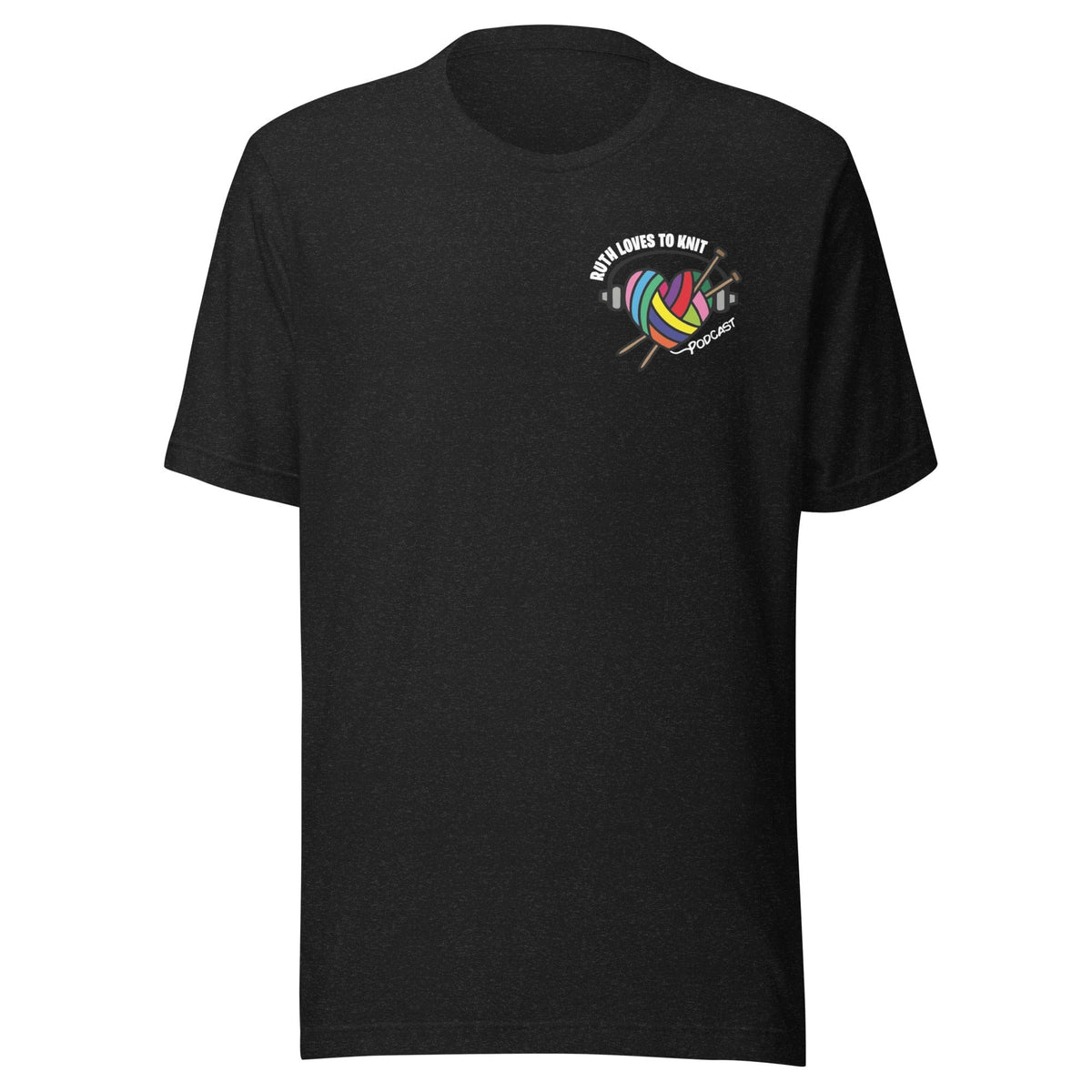 Ruth Loves To Knit T-Shirt Black / XS