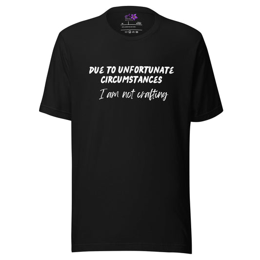 Unfortunate Circumstances Crew Neck T-Shirt Black / XS