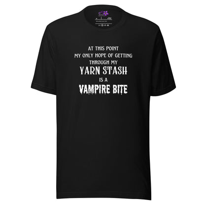 Vampire Bite Crew Neck T-Shirt Black / XS