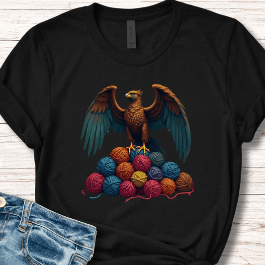 Yarn Guardian Eagle T-Shirt Black / XS