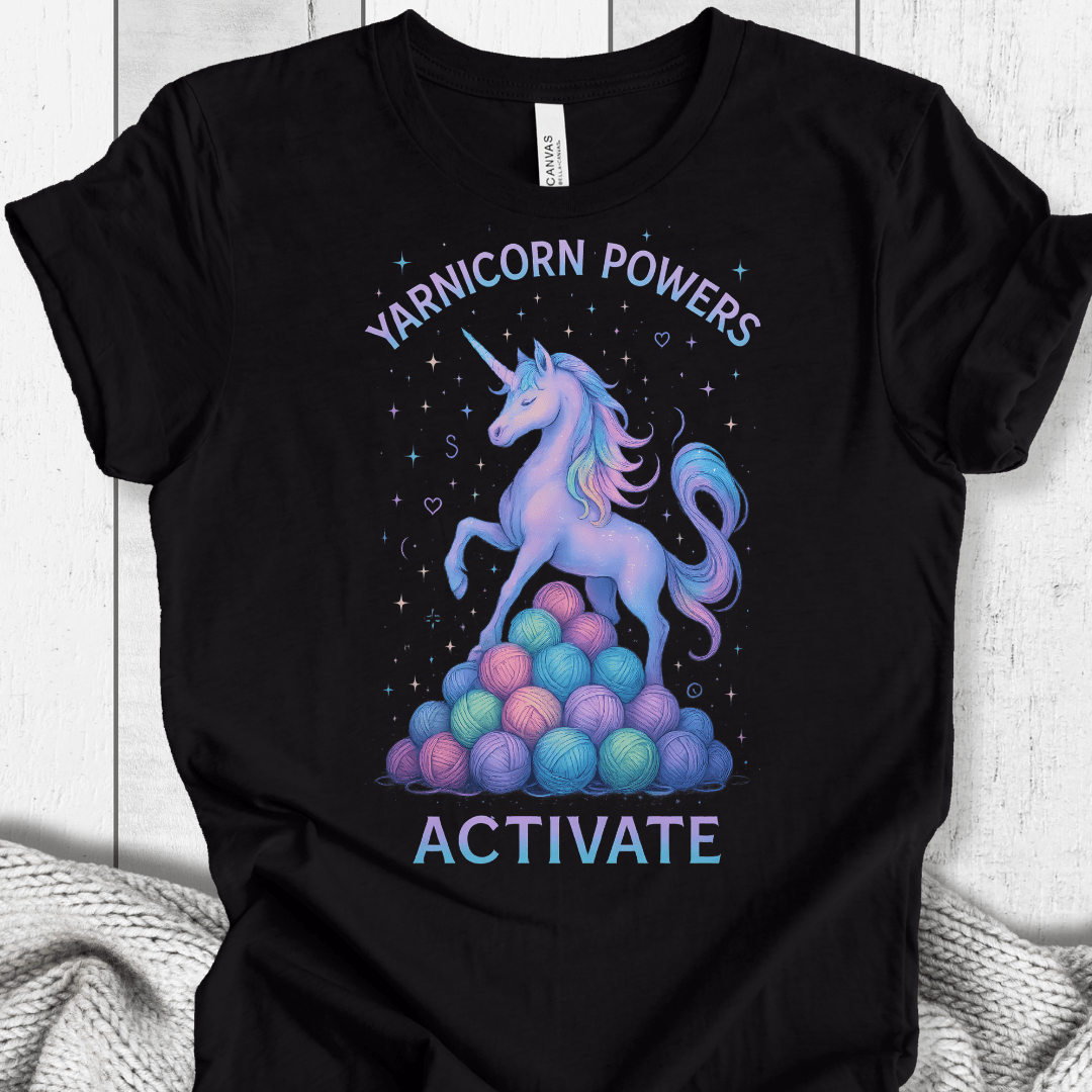Yarnicorn Activate T-Shirt Black / XS