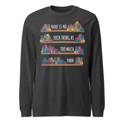 No Such Thing Long Sleeve Tee Dark Grey Heather / XS