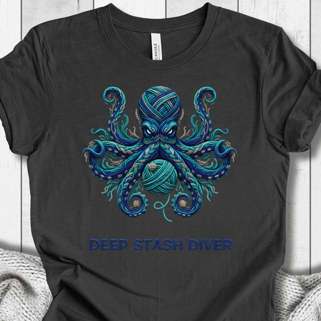 Deep Stash Divers T-Shirt Dark Grey / S
