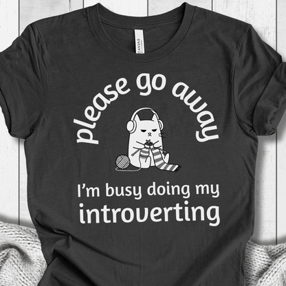 Introverting T-Shirt Dark Grey / S