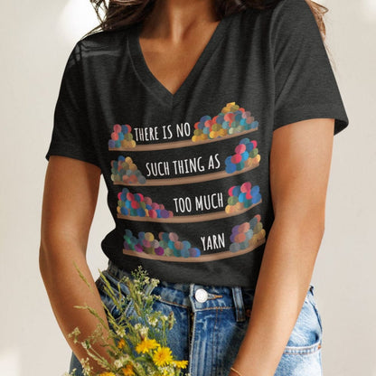 No Such Thing! V-Neck T-Shirt Dark Grey / S