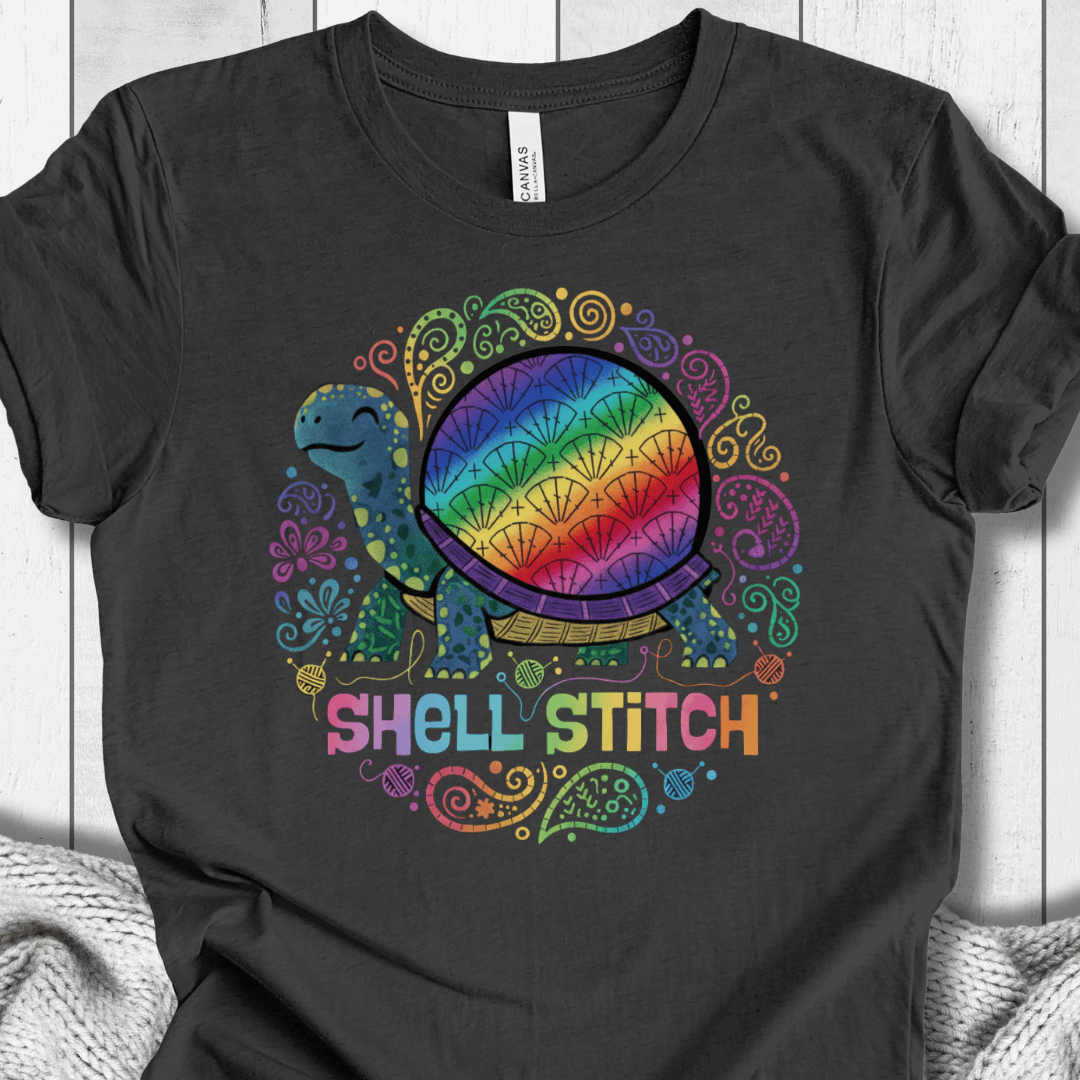 Shell Stitch T-Shirt Dark Grey / S