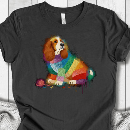 Dog Dye Splash T-Shirt Dark Grey / XS