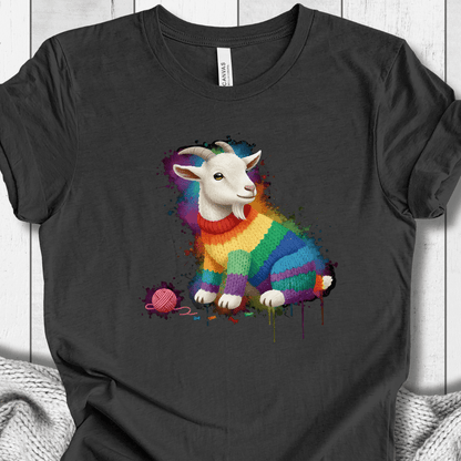 Goat Dye Splash T-Shirt Dark Grey / XS