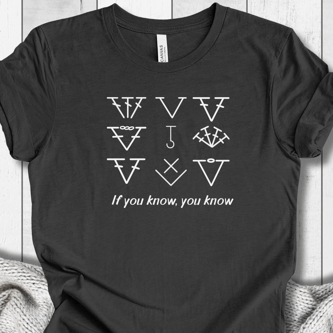 If you know, you know T-Shirt Dark Grey / XS