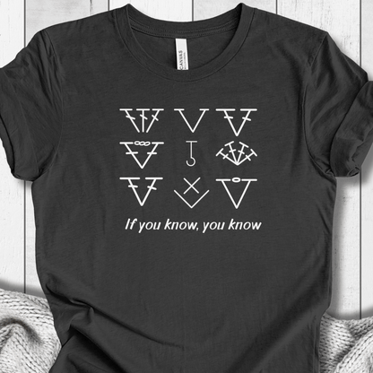 If you know, you know T-Shirt Dark Grey / XS