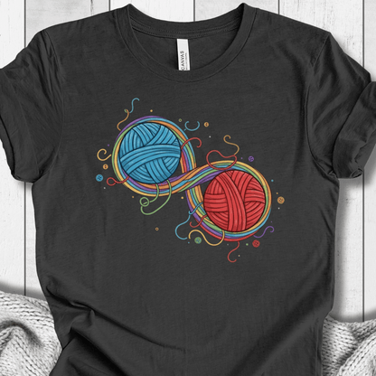 Infinity Yarn T-Shirt Dark Grey / XS