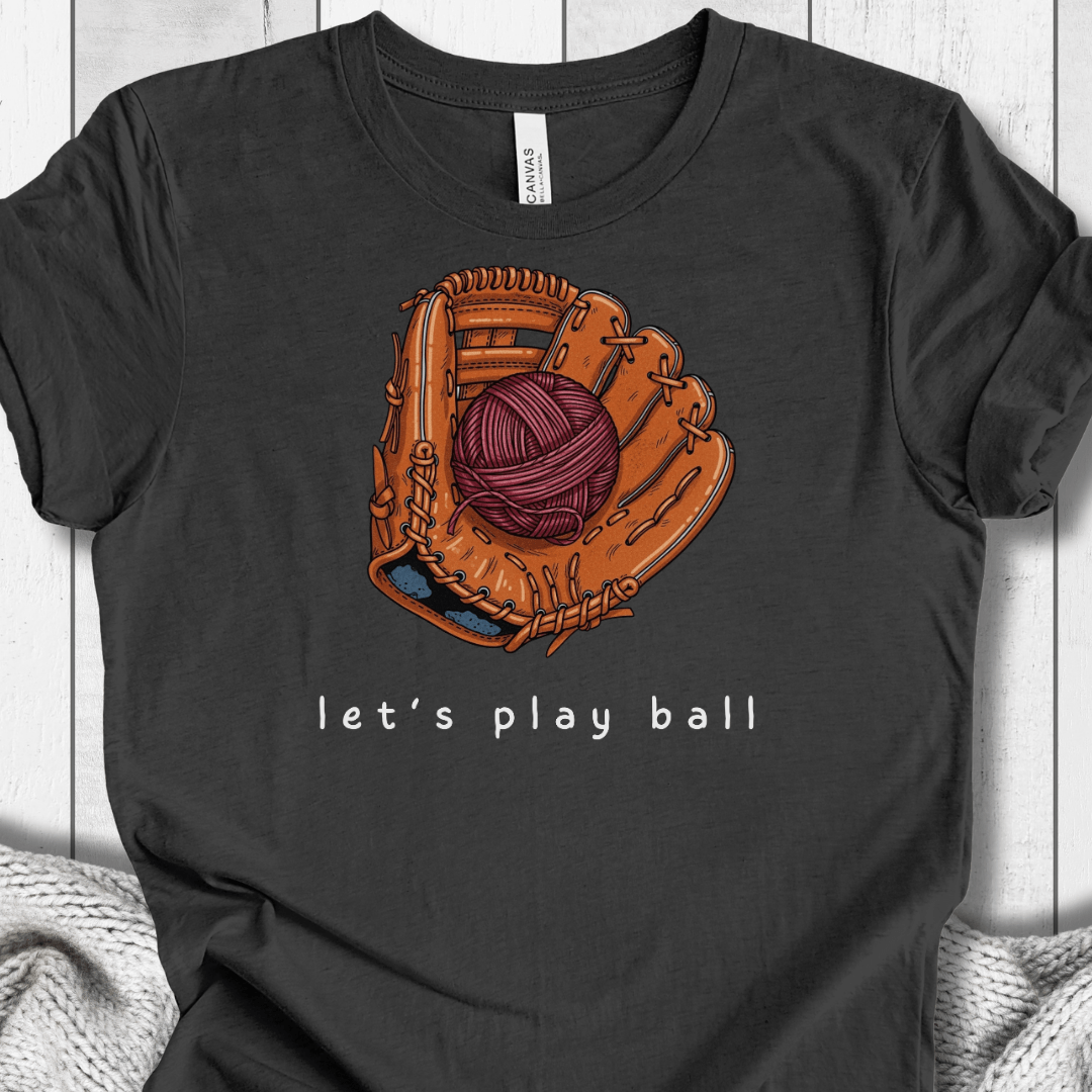Let's Play Ball T-Shirt Dark Grey / XS