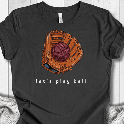 Let's Play Ball T-Shirt Dark Grey / XS