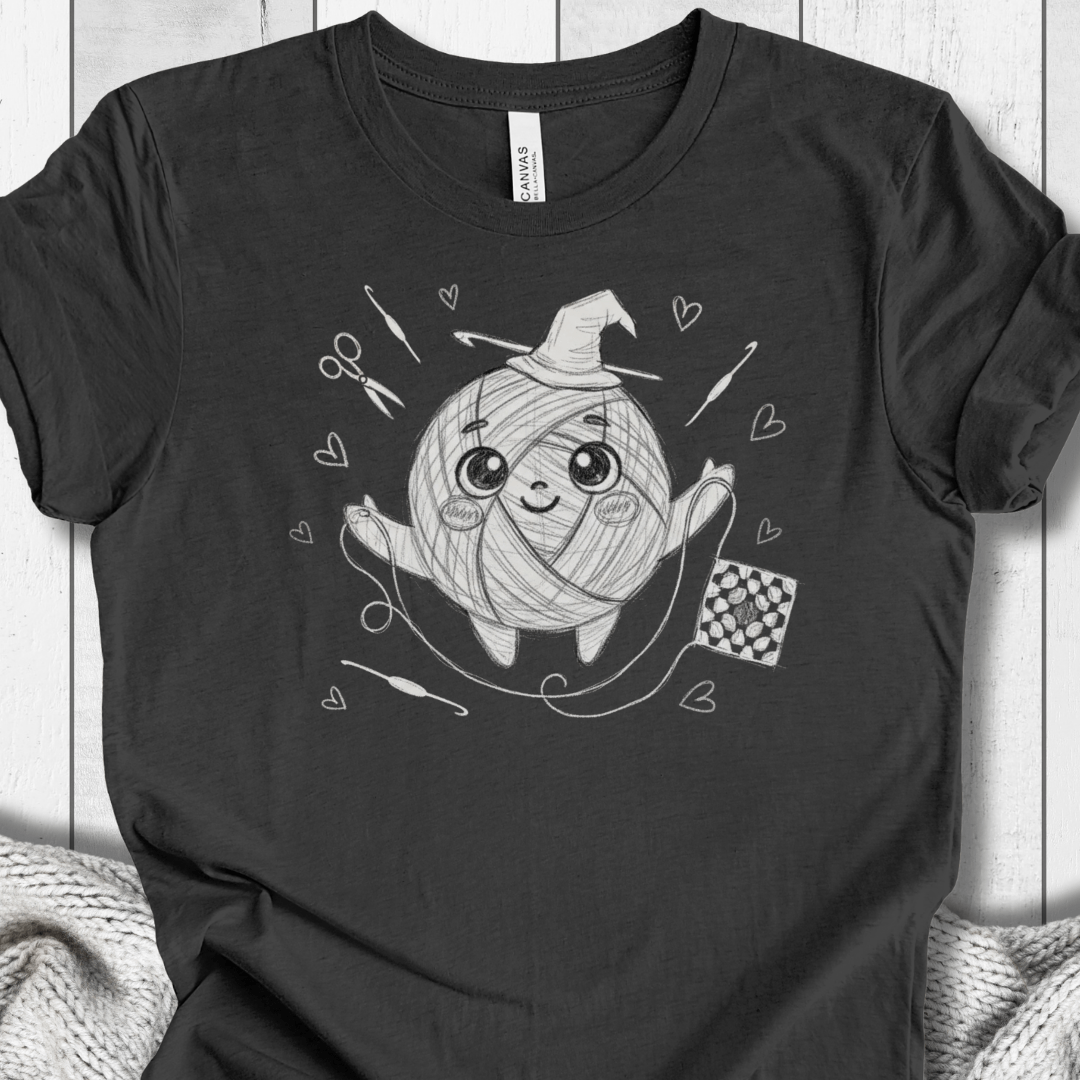 Magic Yarn T-Shirt Dark Grey / XS