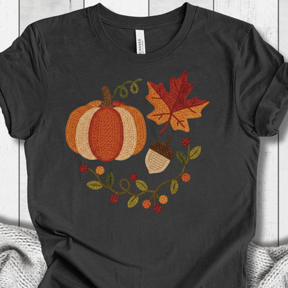 Pumpkin Spice T-Shirt Dark Grey / XS