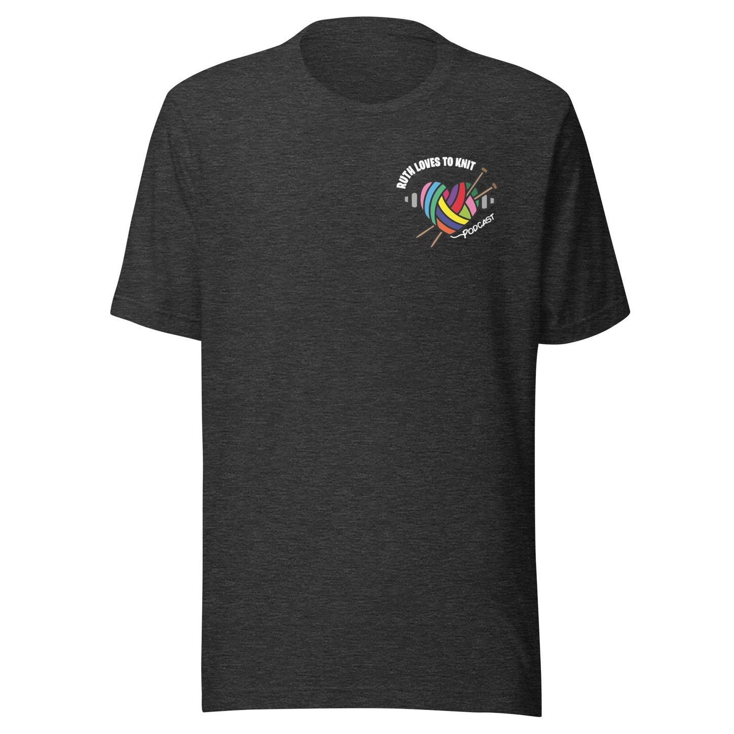Ruth Loves To Knit T-Shirt Dark Grey / XS