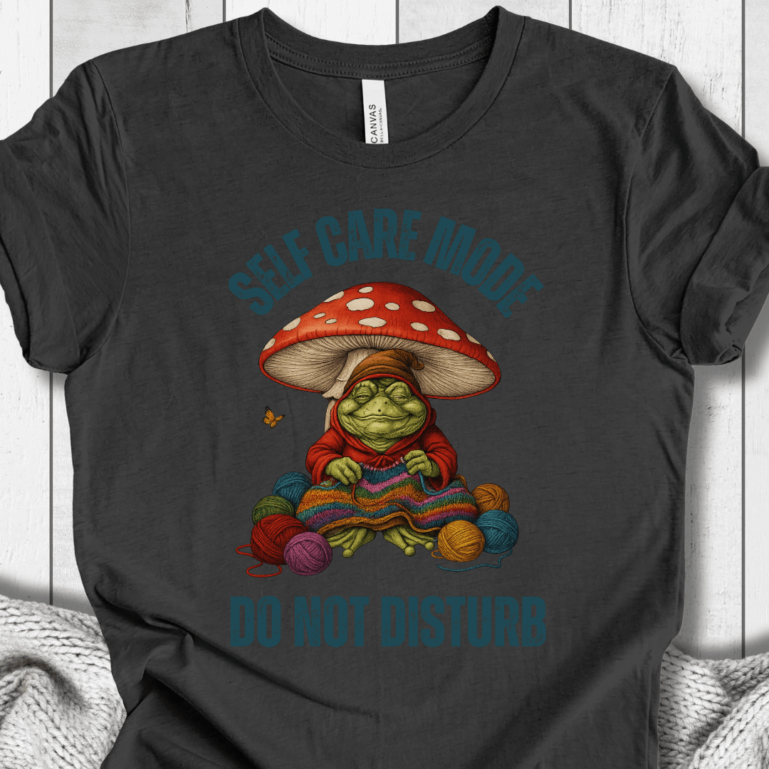 Self Care T-Shirt Dark Grey / XS