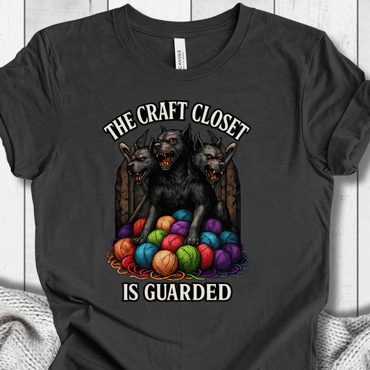 The Craft Closet T-Shirt Dark Grey / XS