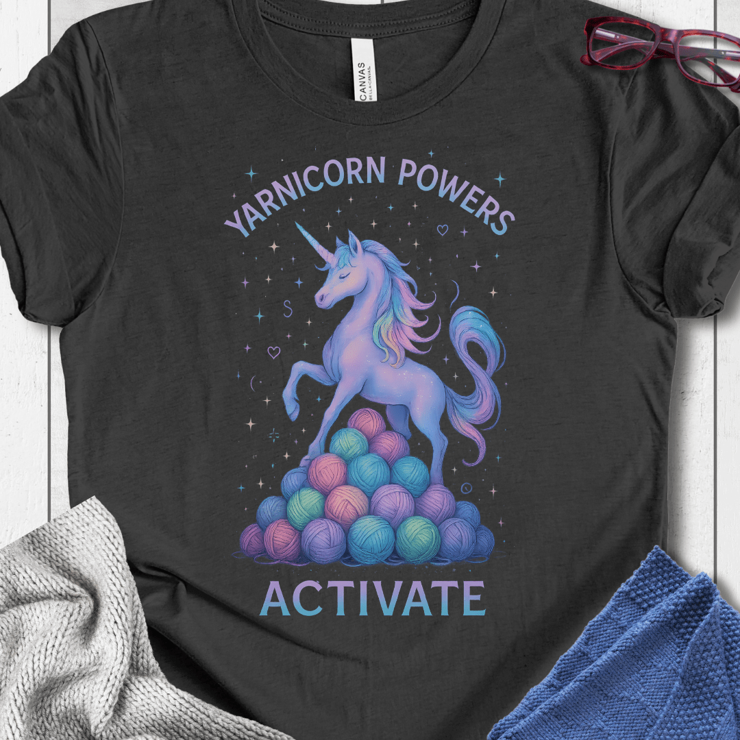 Yarnicorn Activate T-Shirt Dark Grey / XS