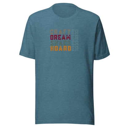 Crafter / Dreamer (no border) T-Shirt Deep Teal / S