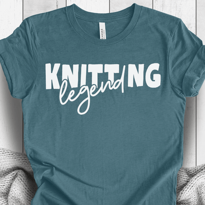 Knitting Legend T-Shirt Deep Teal / S