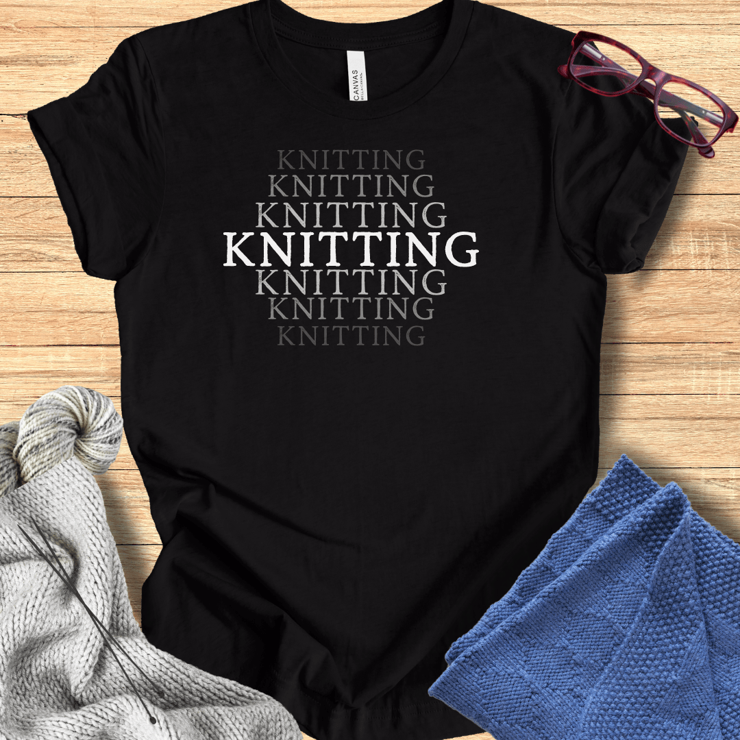 Fading Knitting T-Shirt