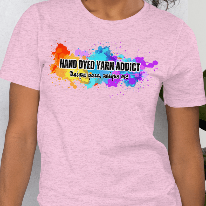 Hand Dyed Yarn Addict Crew Neck T-Shirt