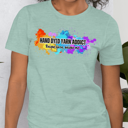 Hand Dyed Yarn Addict Crew Neck T-Shirt