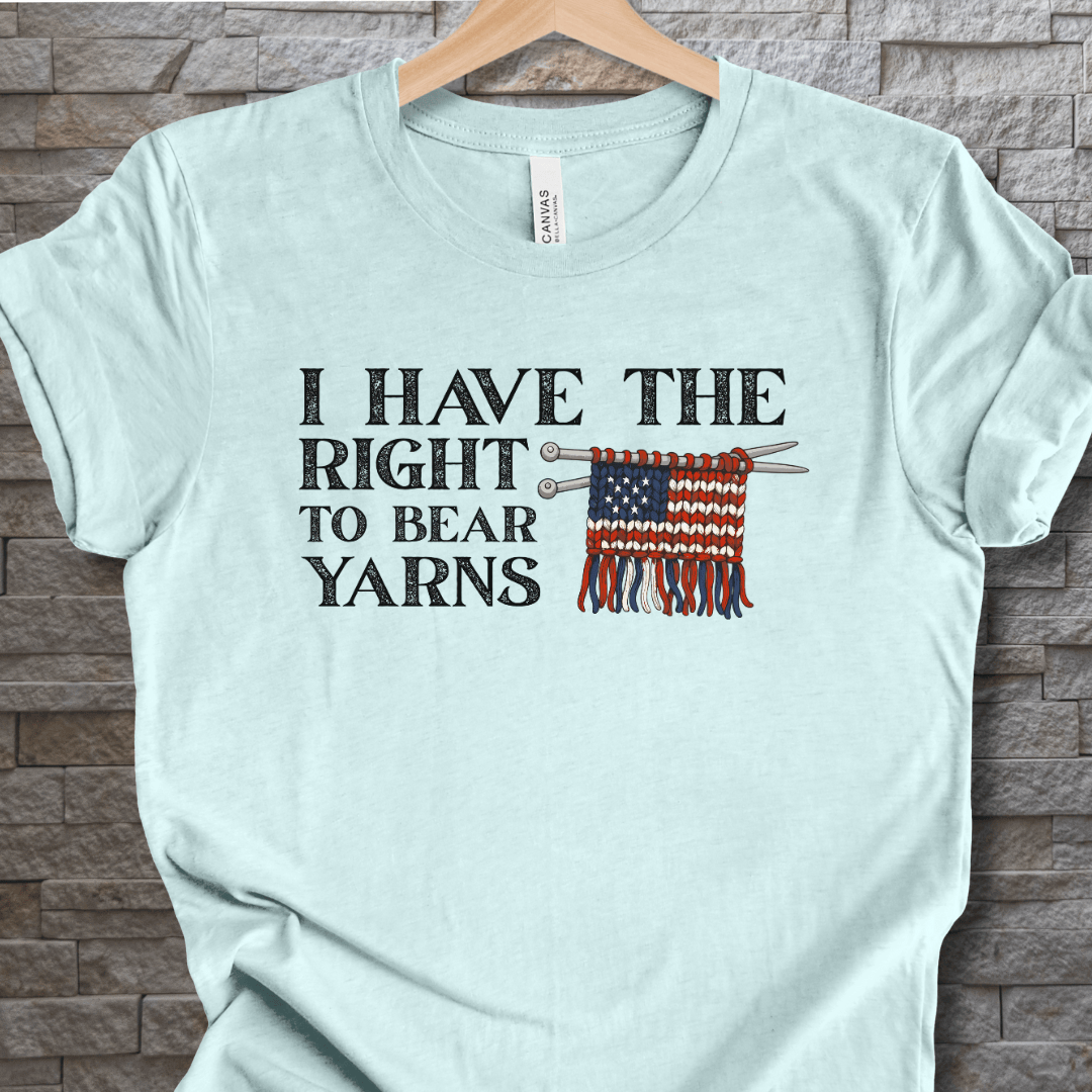 Bear Yarns Flag T-Shirt Ice Blue / S