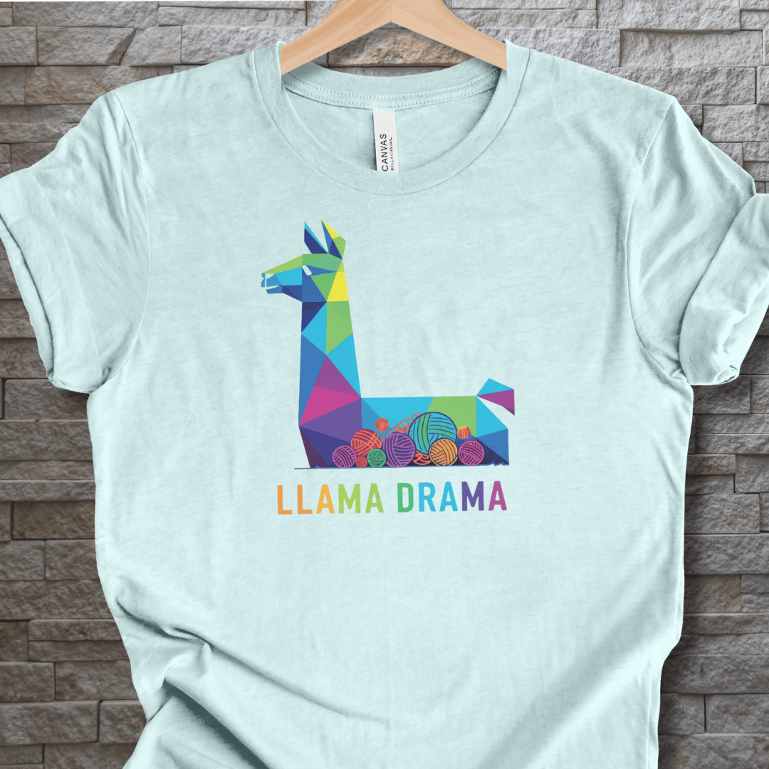 Crochet Alpaca T-Shirt Ice Blue / S