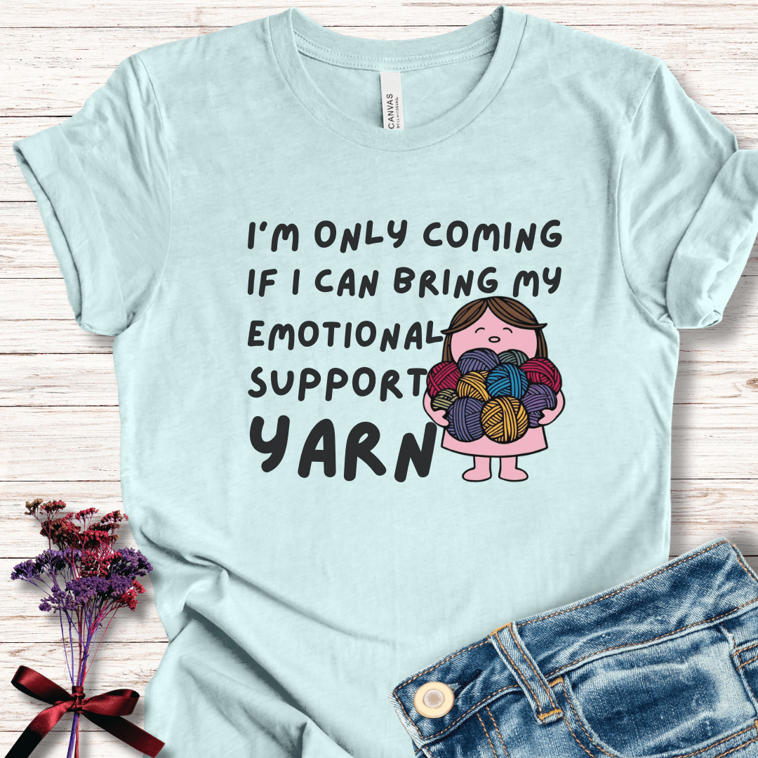 Emotional Support T-Shirt Ice Blue / S