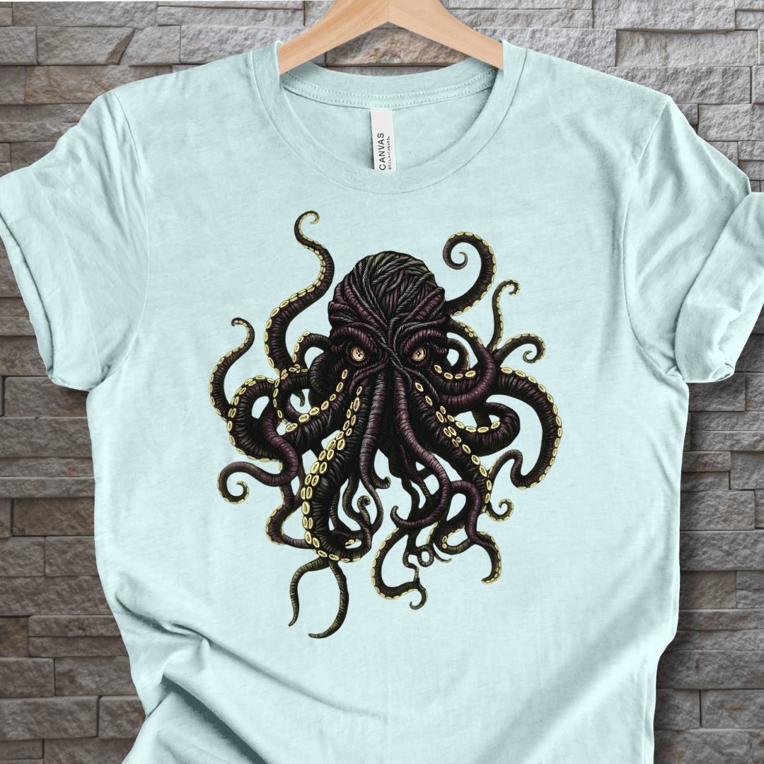 Yarn Sea Monster T-Shirt Ice Blue / S