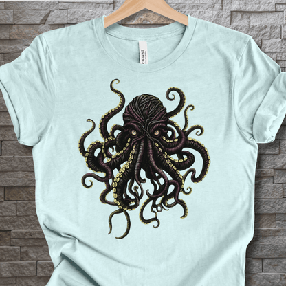 Yarn Sea Monster T-Shirt Ice Blue / S