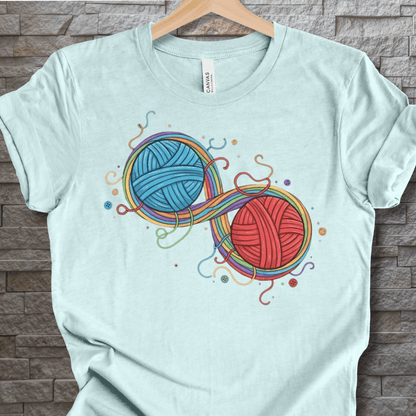 Infinity Yarn T-Shirt Ice Blue / XS