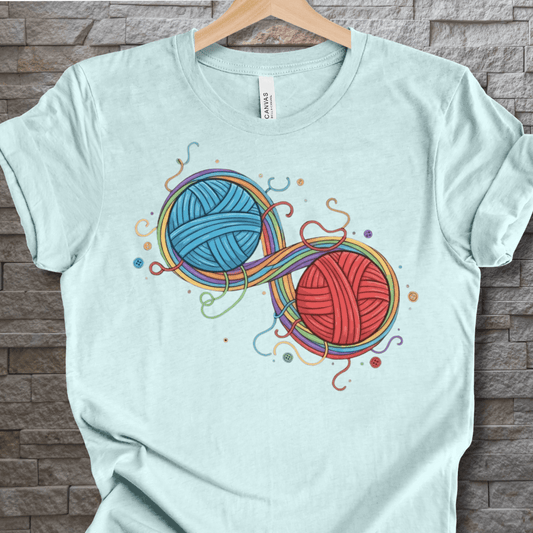 Infinity Yarn T-Shirt Ice Blue / XS
