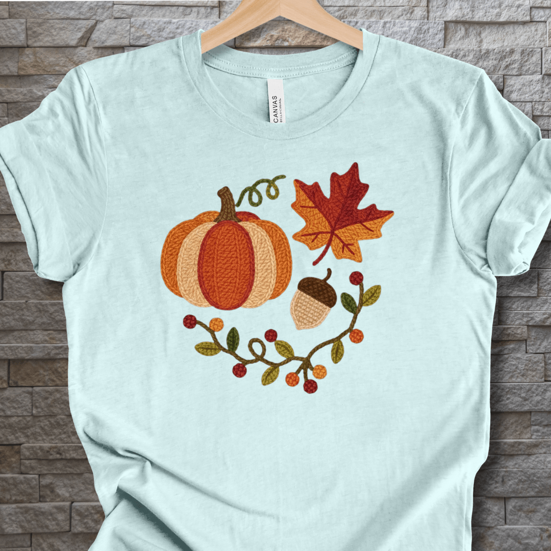 Pumpkin Spice T-Shirt Ice Blue / XS