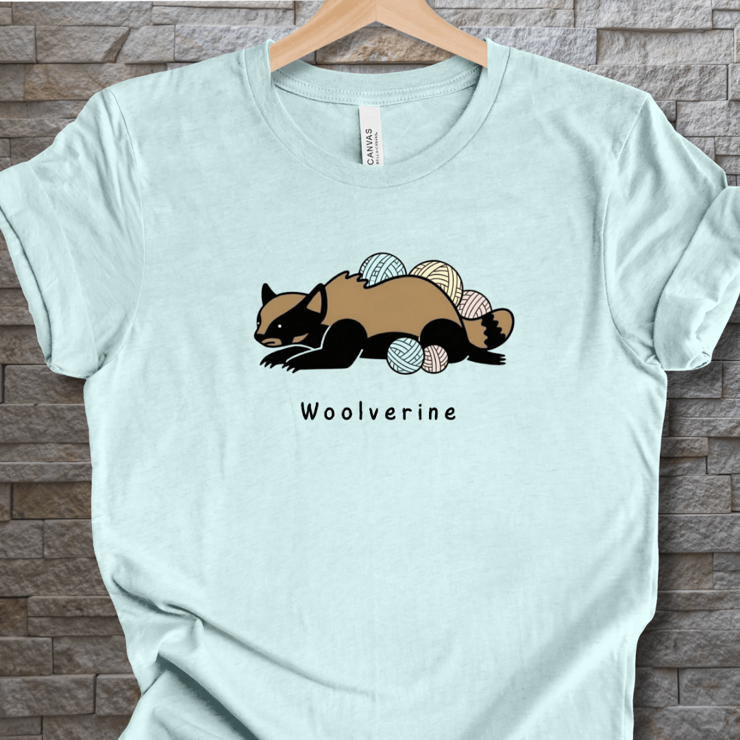Woolverine t-shirt Ice Blue / XS
